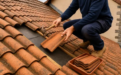 Réparation fuite toiture tuiles : guide complet