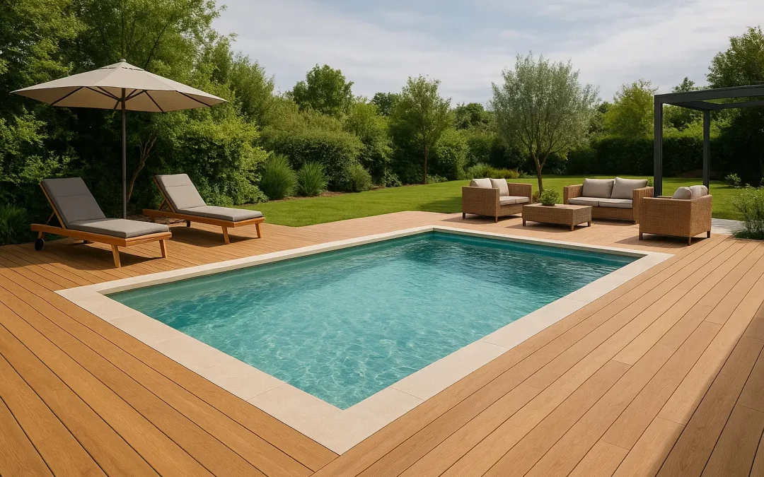 Création terrasse autour piscine : guide complet