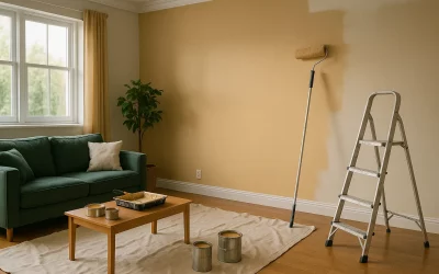 Peinture murs salon : réussir la rénovation maison