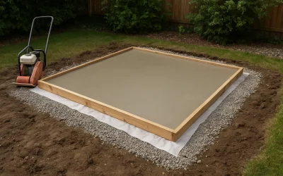 Préparation terrain pour abri de jardin : guide complet